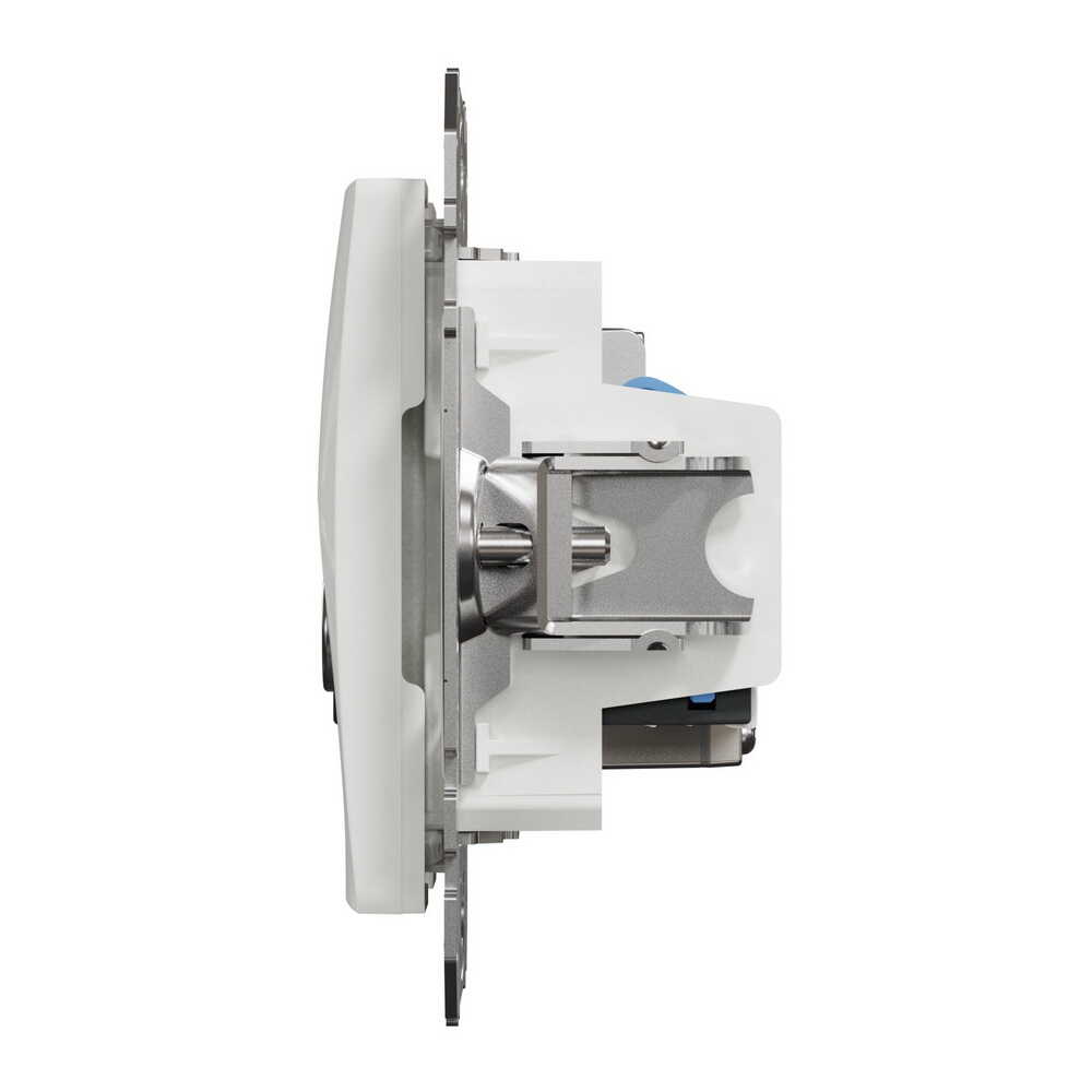 Розетка Schneider Sedna Design белая компьютерная RJ45 Cat.6 UTP+TV ( SDD111469T )